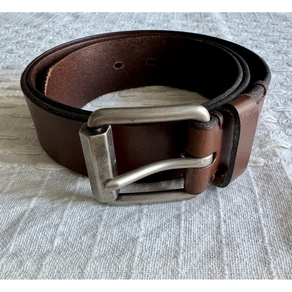 Levi's Genuine Leather Belt Brown Size 38 Classic Workwear Casual Durable 95cm